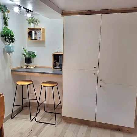 Cosy Rdc Centre Vu Chateau Et Jardin דירה לאבאל